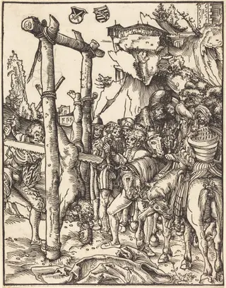 Saint Simon, by Lucas Cranach the Elder, ink, 1512