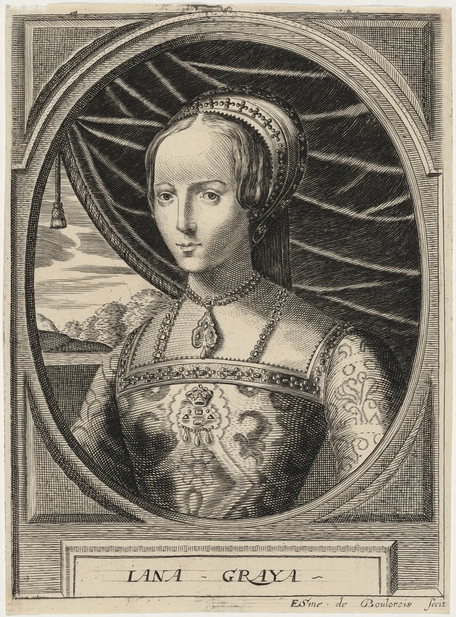 Lady Jane Gray, detail