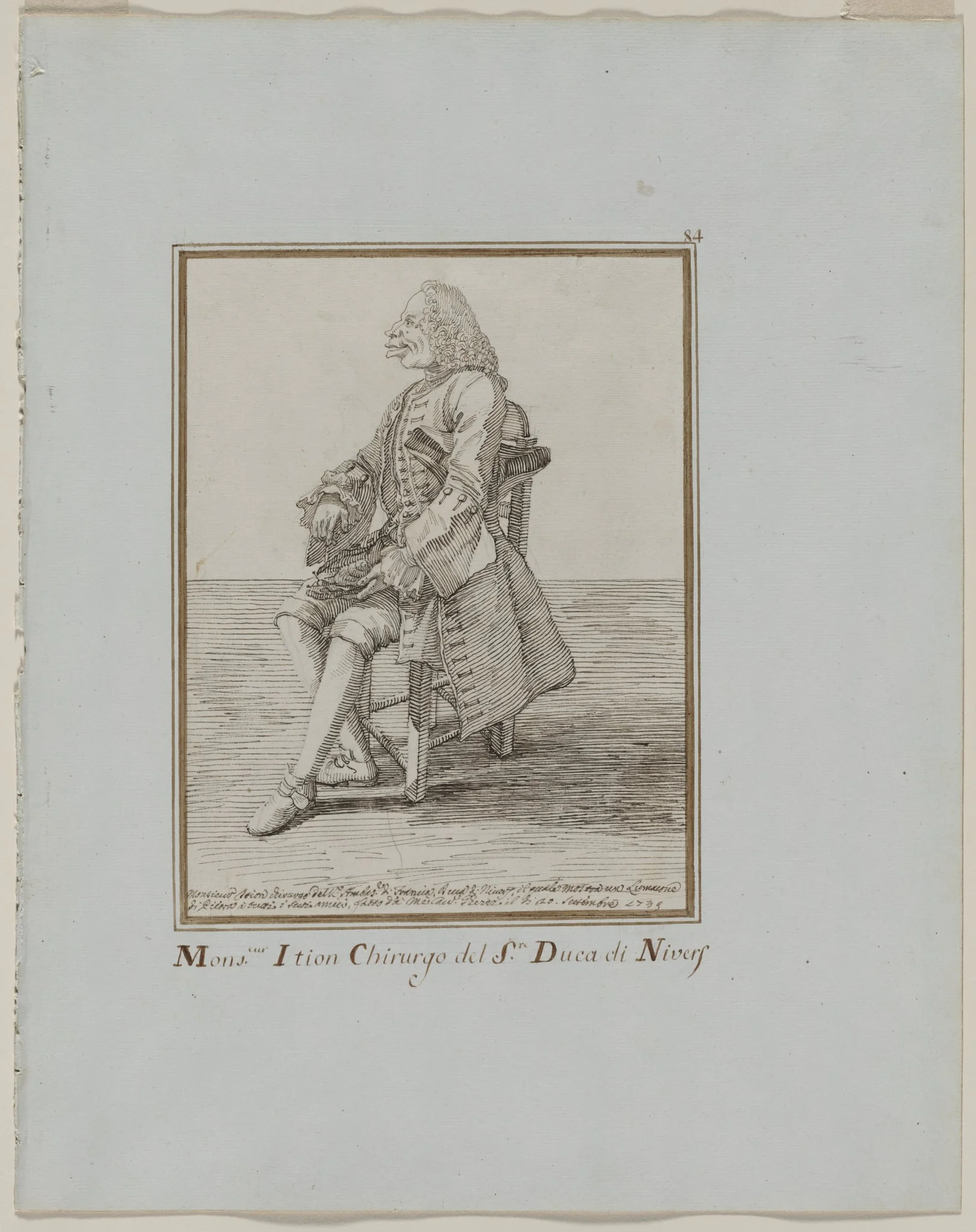 Monsieur Ition Chirurgo del sre. Duca di Nivers, detail