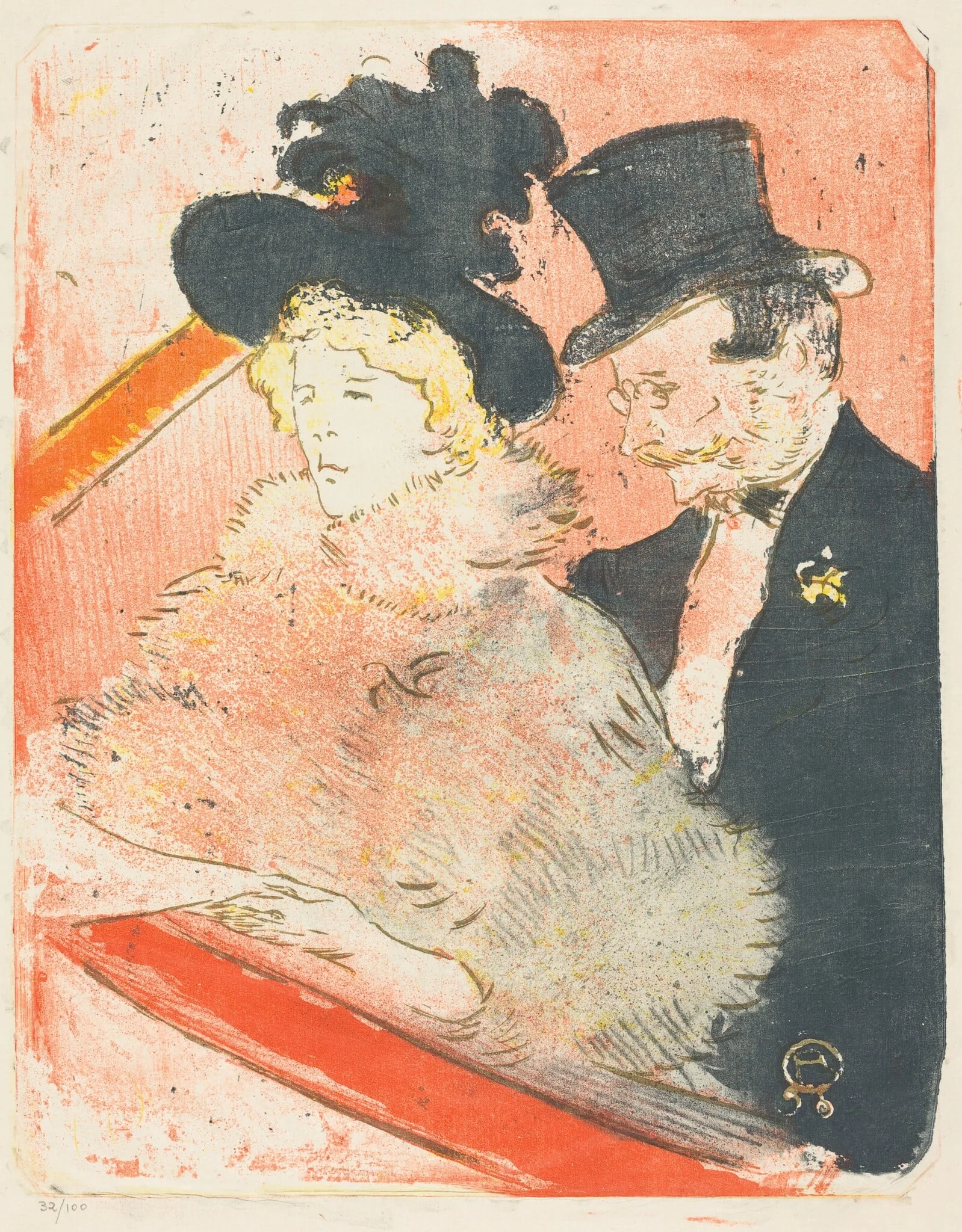 At the Concert (Au concert), detail