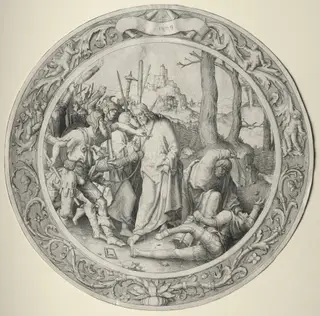 The Round Passion: The Betrayal of Christ, by Lucas van Leyden, 1509