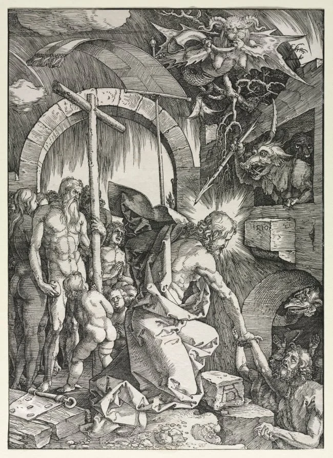 The Large Passion: Christ Descending into Limbo, detail
