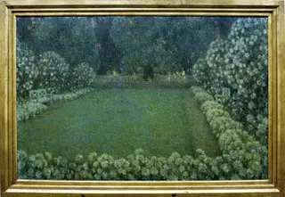 The White Garden at Dusk, by Henri Le Sidaner, oil, 1912