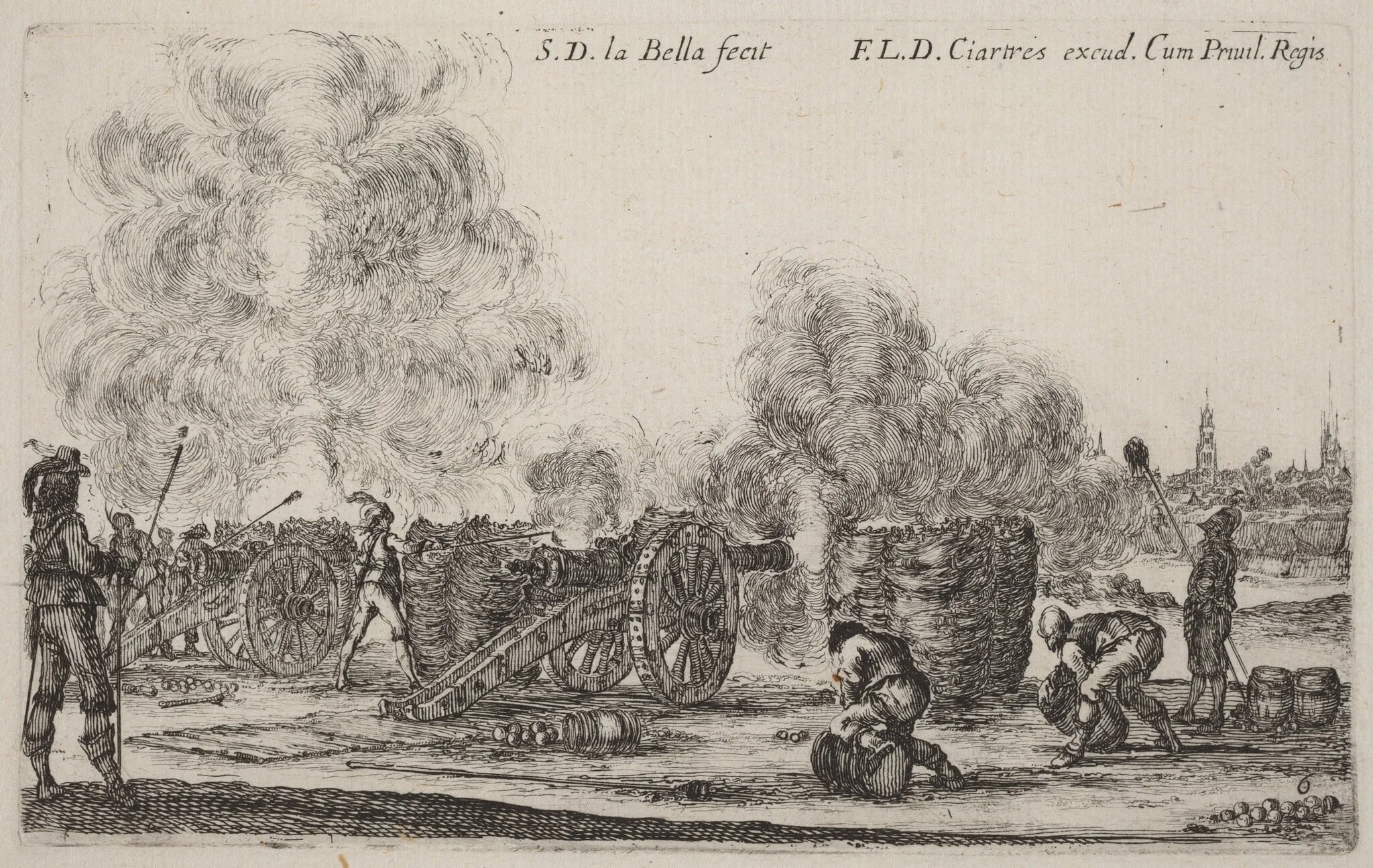 Firing the Cannons, detail