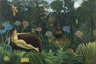 The Dream, by Henri Rousseau, oil, 1910