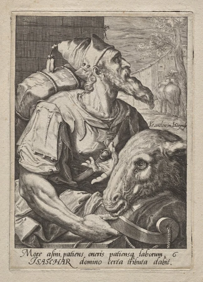 Plate 6: Isaachar, detail