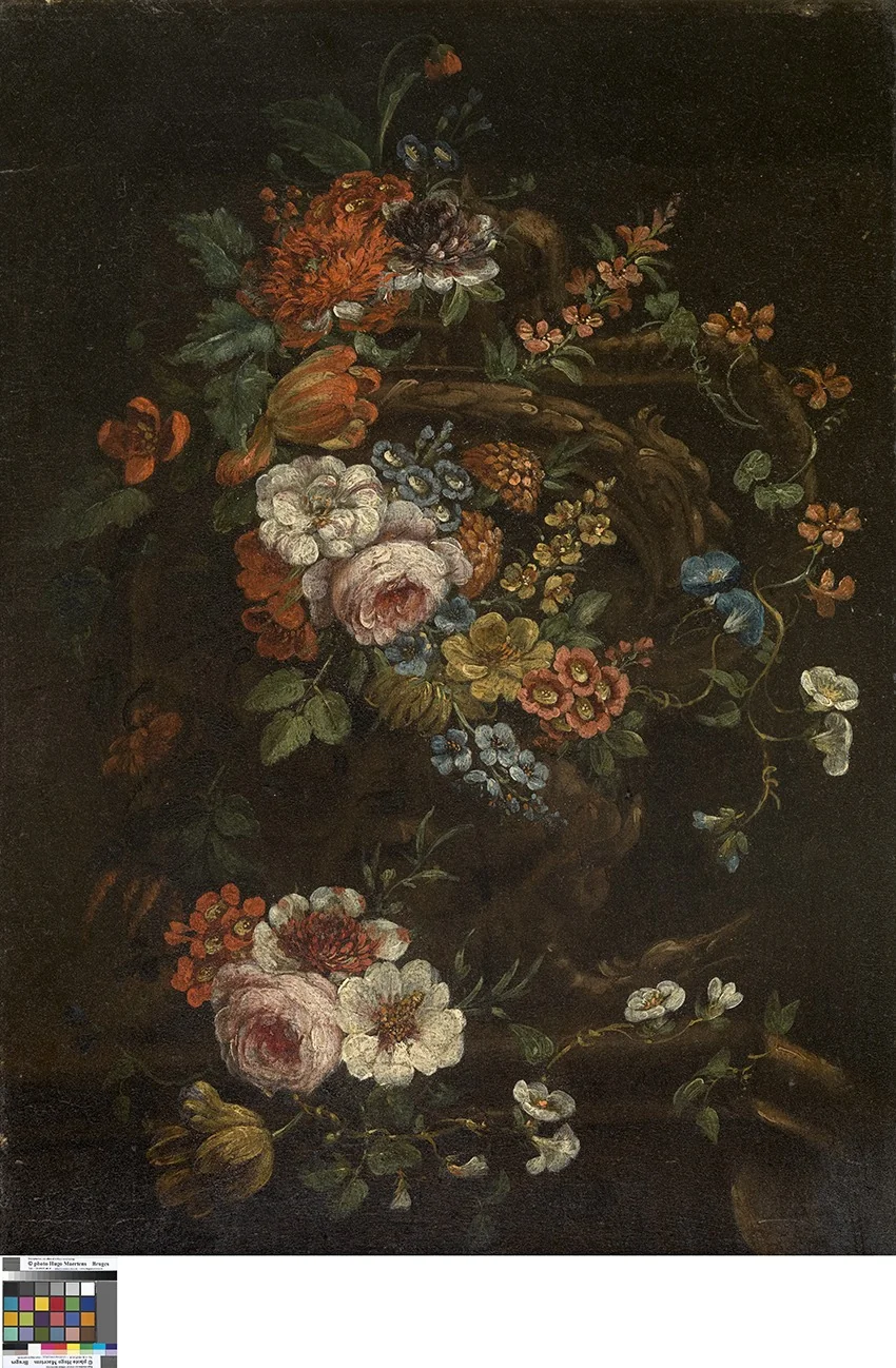 Bloemstilleven, detail