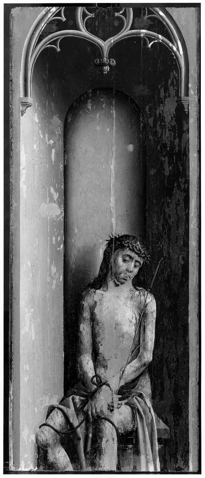 Christ Before Pilate and Christ as the Man of Sorrows, detail