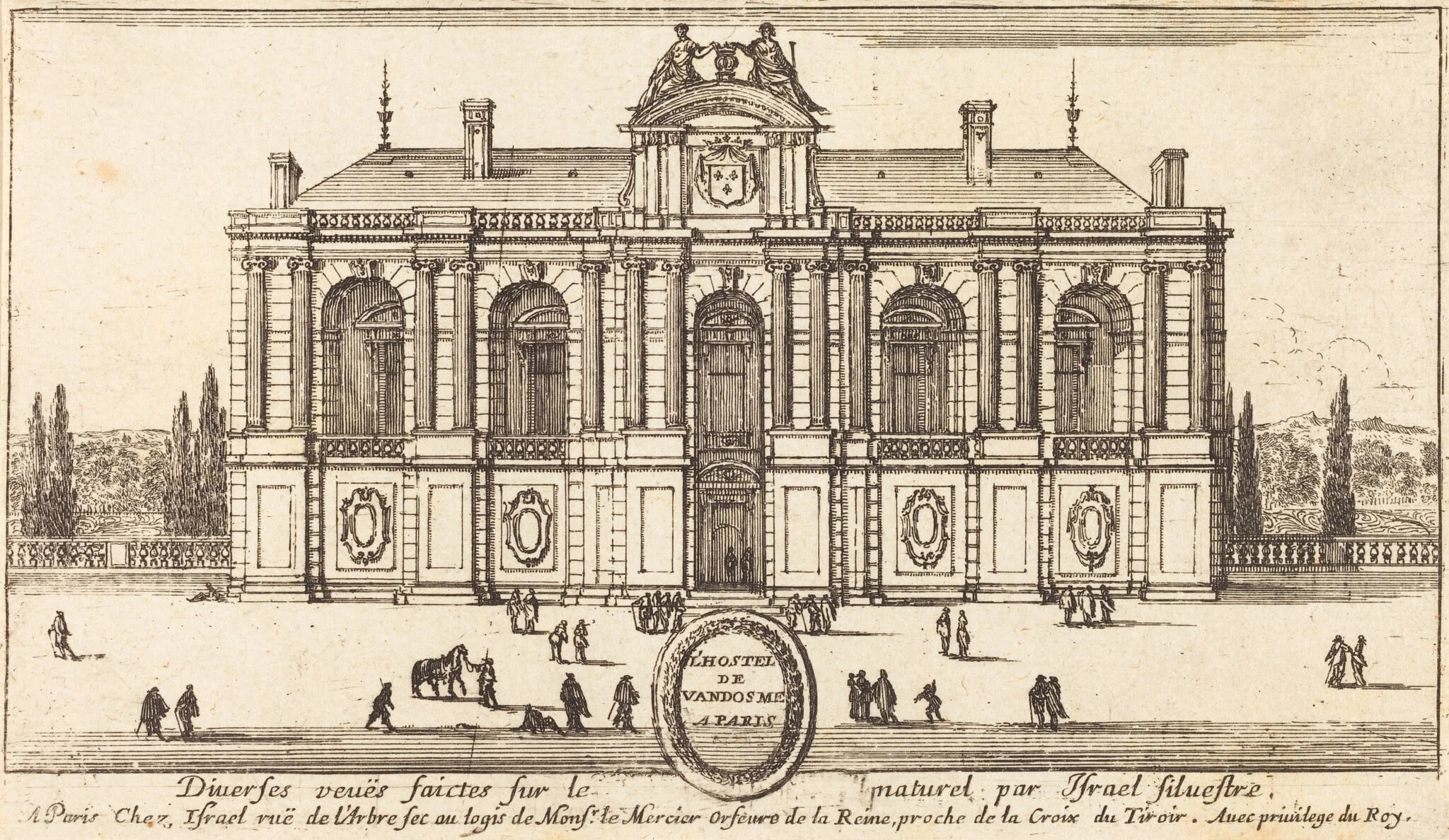L'Hostel de Vandosme a Paris, detail