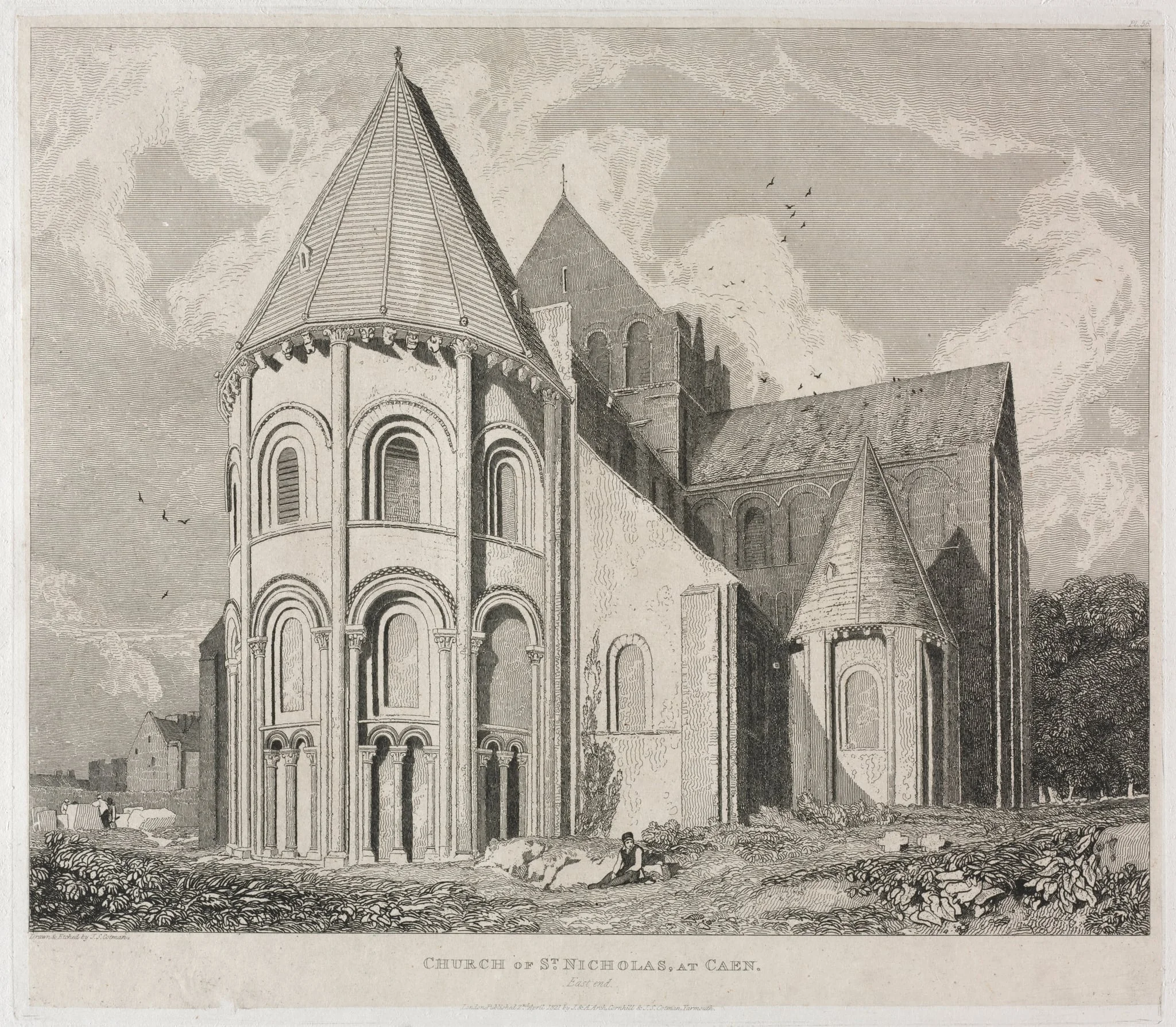 Church of St. Nicholas, at Caen, detail