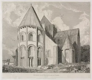 Church of St. Nicholas, at Caen, by John Sell Cotman, 1822