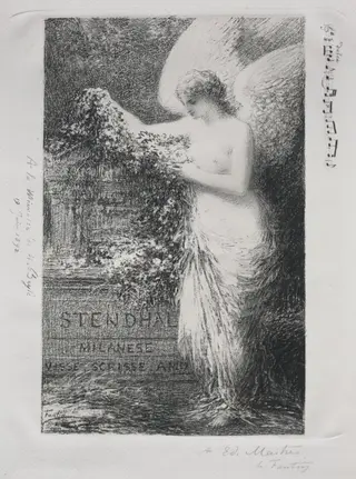 À Stendhal, by Henri Fantin-Latour, 1892