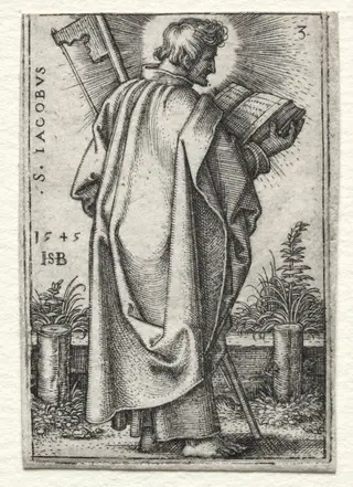 St. James the Less, by Sebald Beham, 1546
