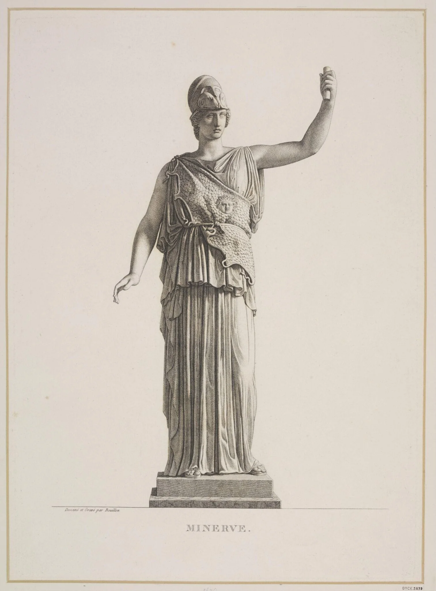 Statue of Minerva, detail