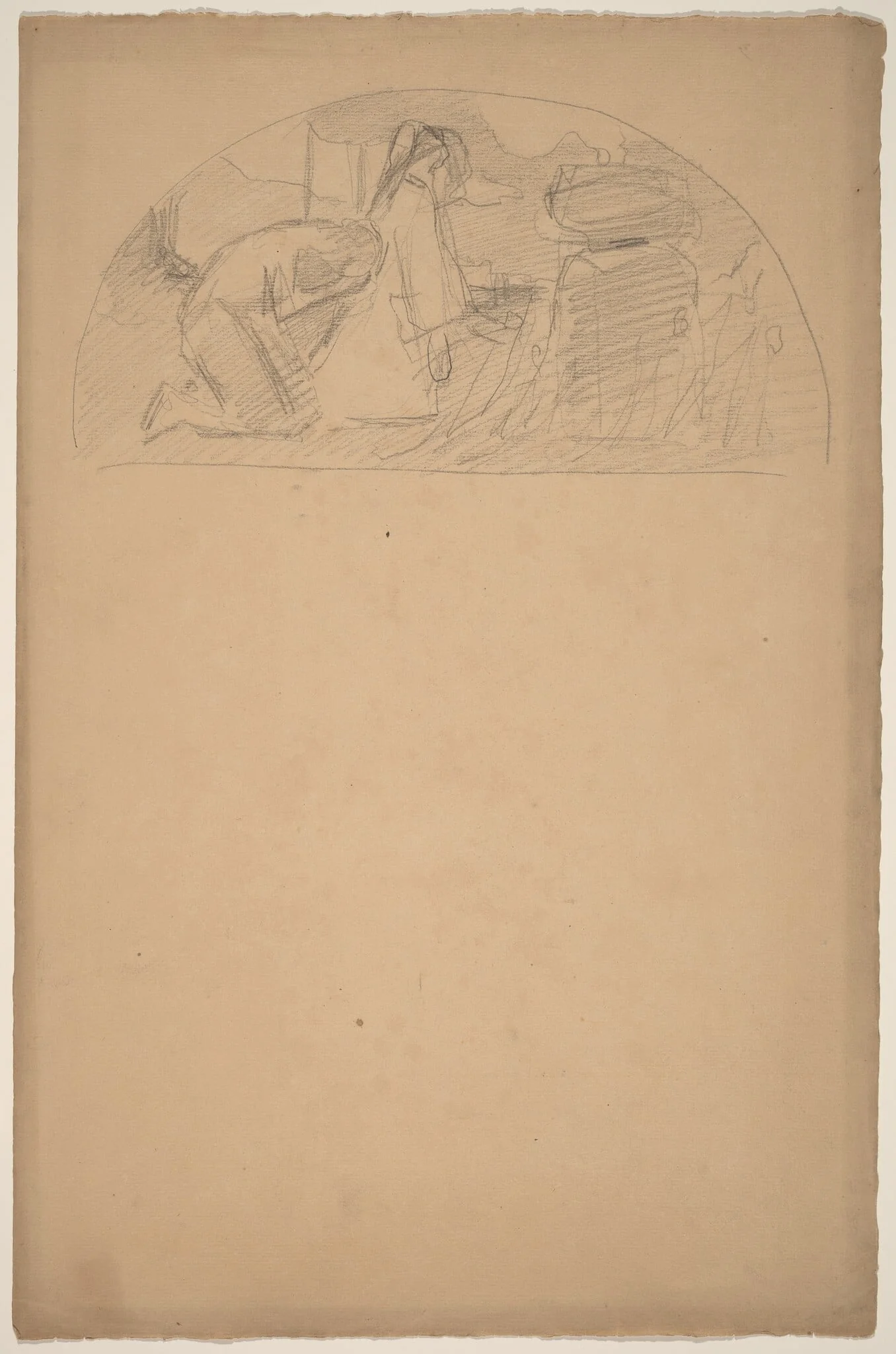 Study for a Lunette, detail