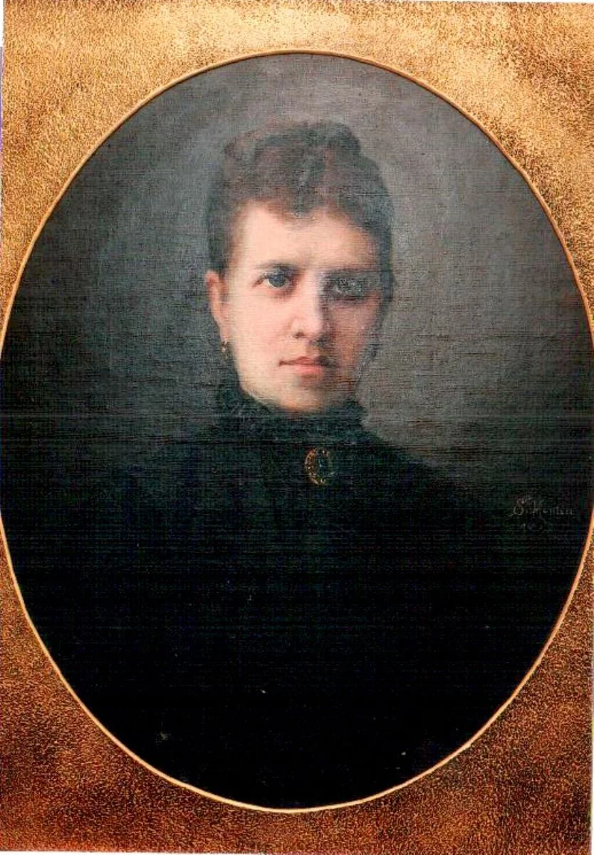 Portret de femeie, detail