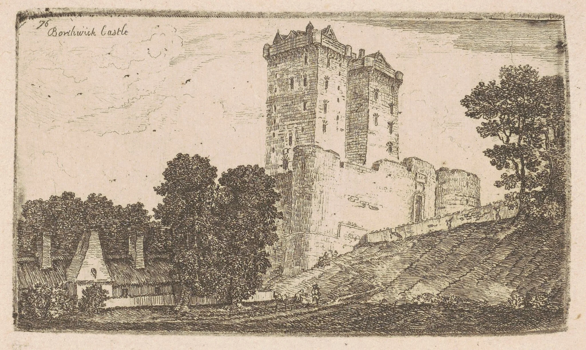 Borthwick Castle, detail