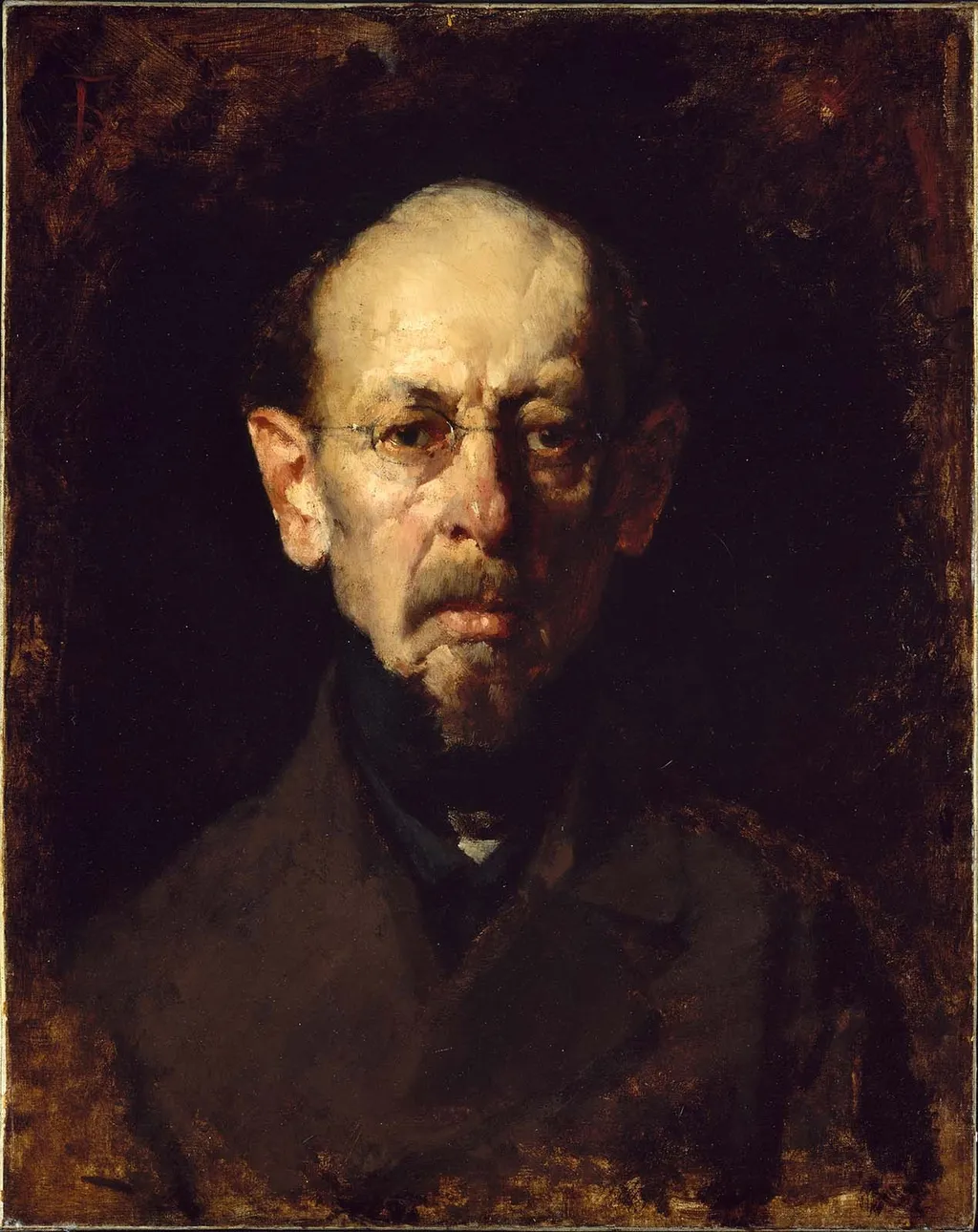 The Old Professor, by Frank Duveneck, oil, 1871
