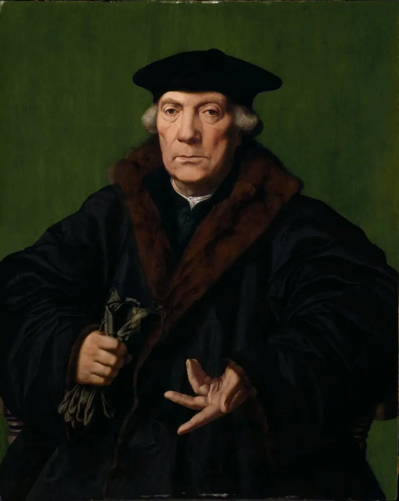 Portrait of Jean de Carondelet, by Jan Cornelisz Vermeyen, oil, 1530