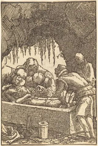 The Entombment, by Albrecht Altdorfer, ink, 1513
