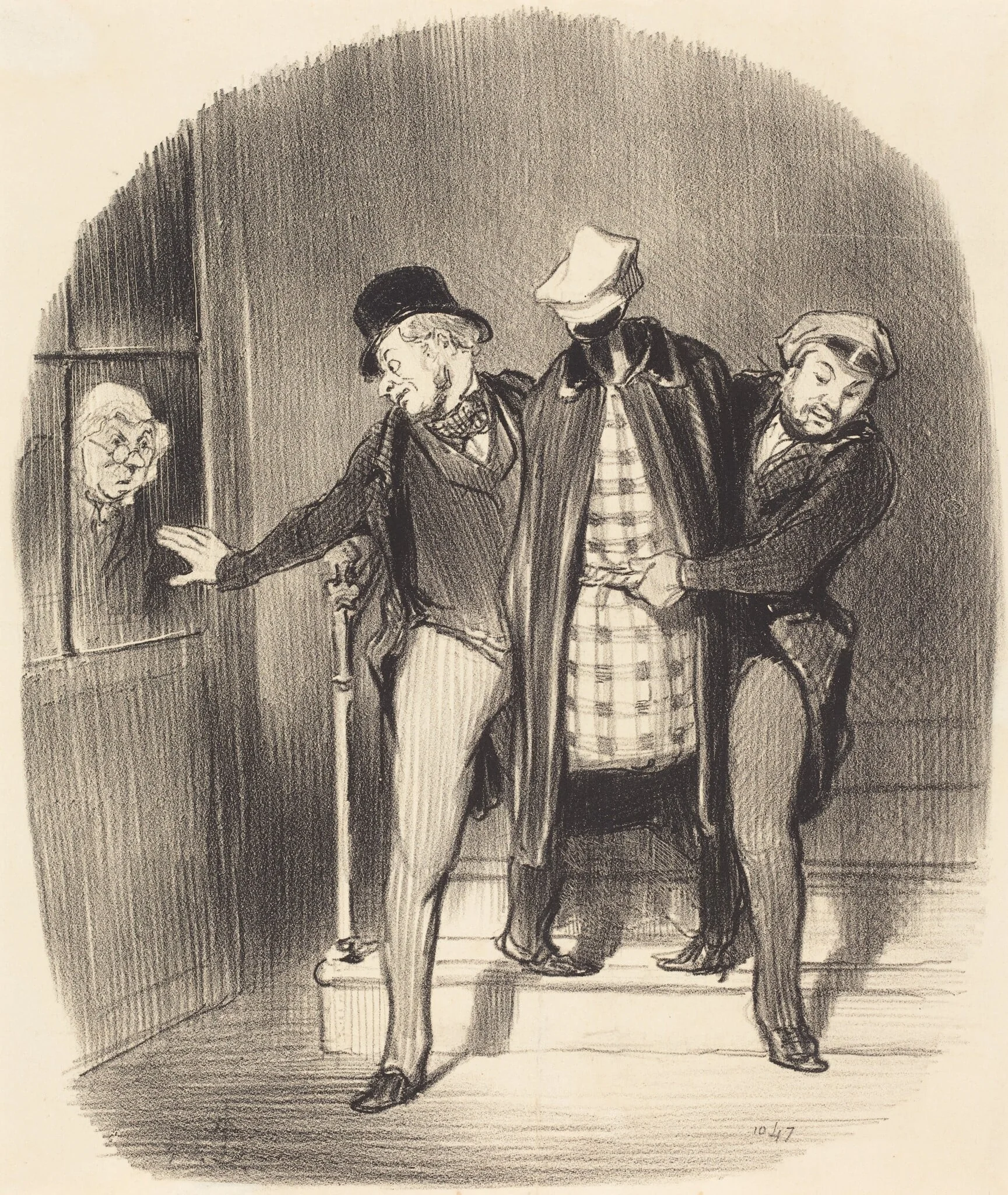 Un Déménagement furtif, detail