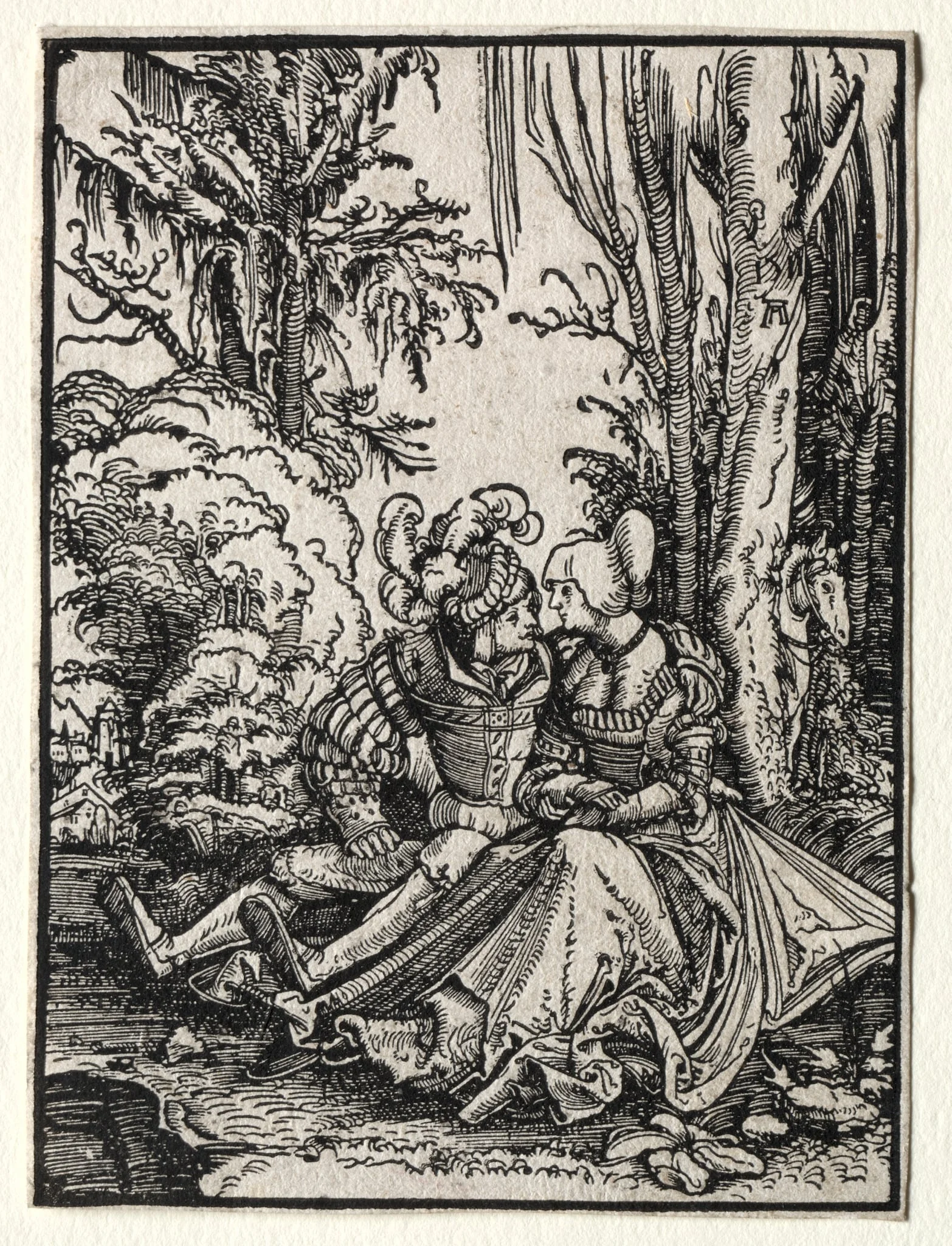 The Lovers, detail