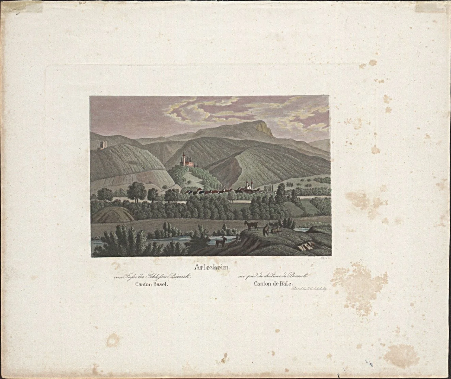 Nilson - Malerei, Arlesheim., detail