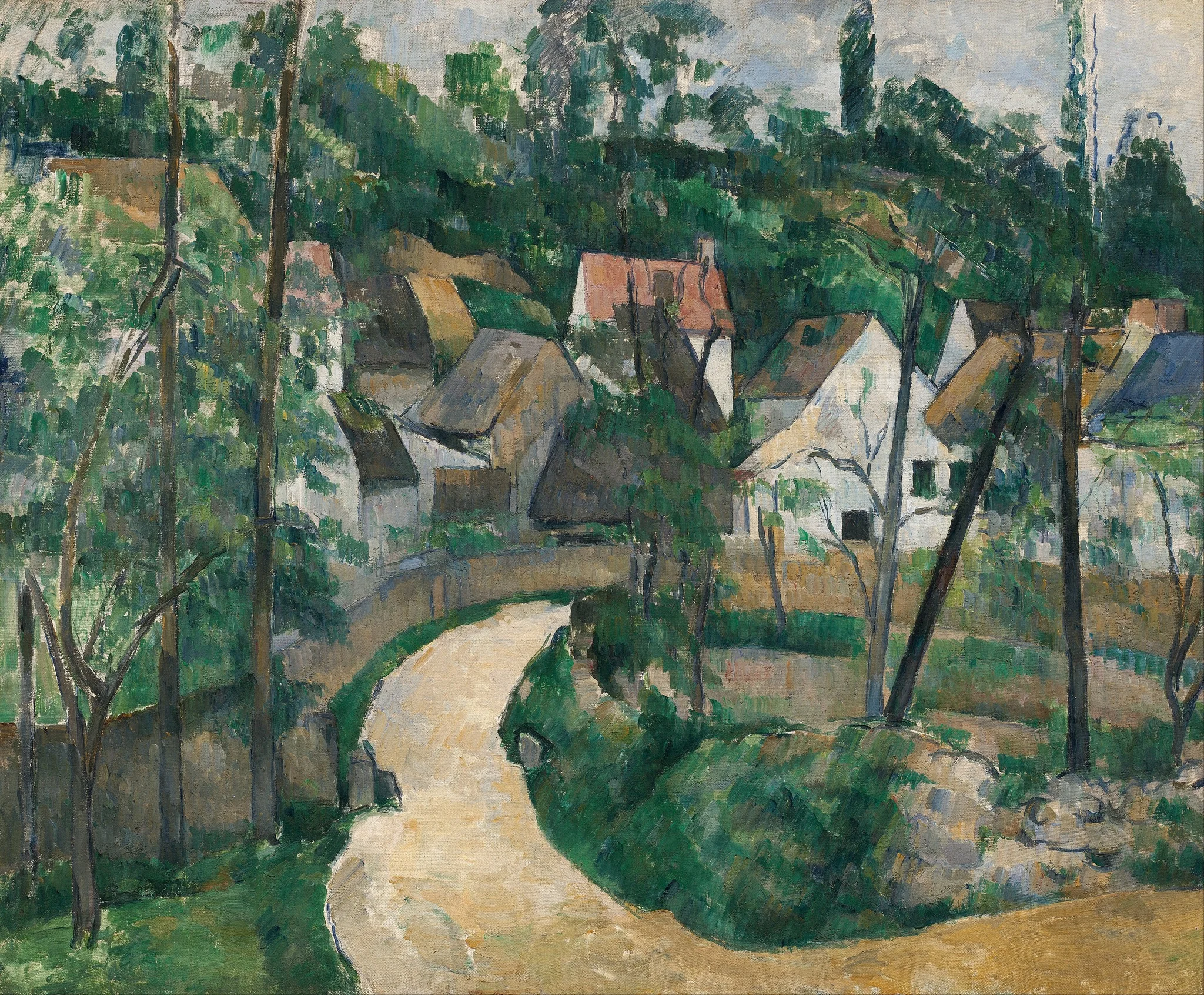 La Route tournante (Turn in the Road), detail
