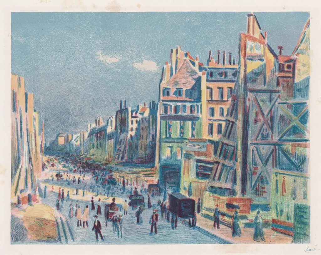 Rue Reamur, by Maximilien Luce, 1896