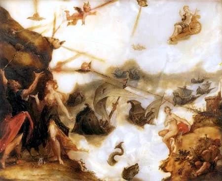 The Unleashing of the winds, detail