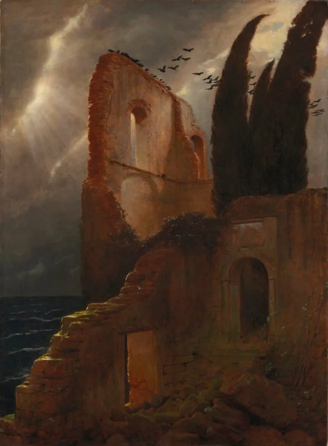 Ruin by the Sea, detail