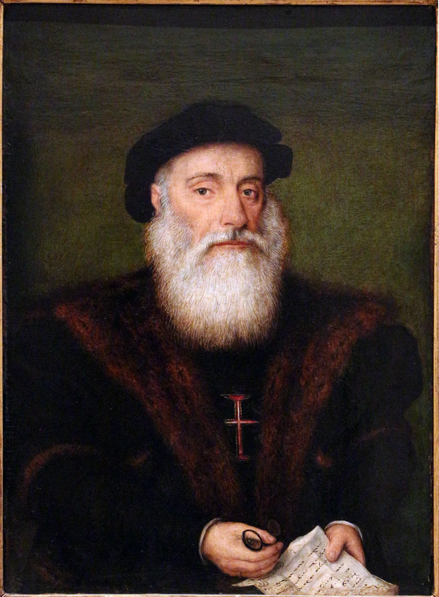 portrait of Vasco da Gama, detail