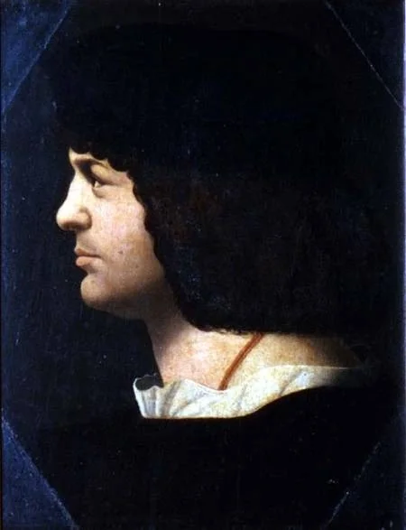 Portrait of a man, detail