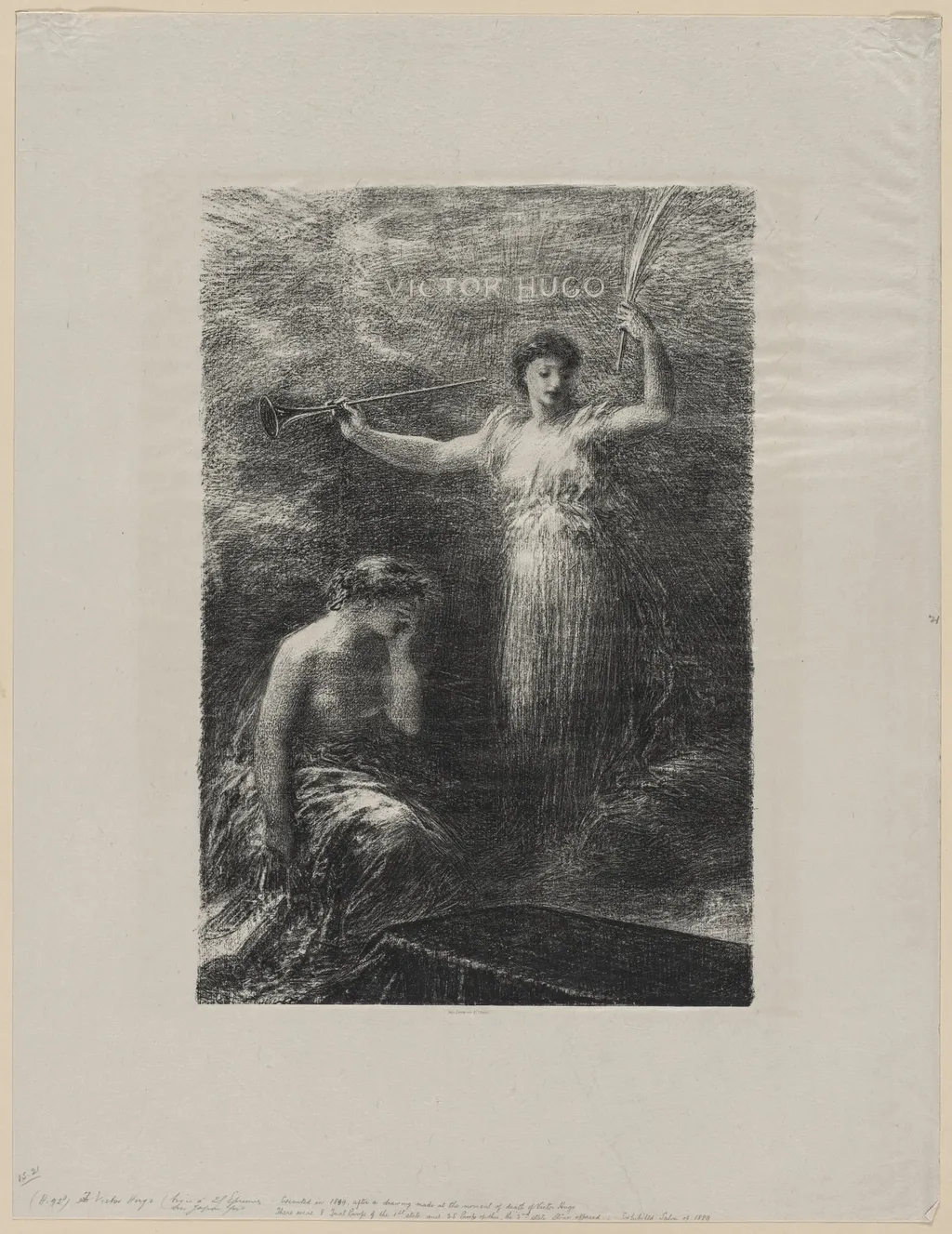 À Victor Hugo, by Henri Fantin-Latour, 1889