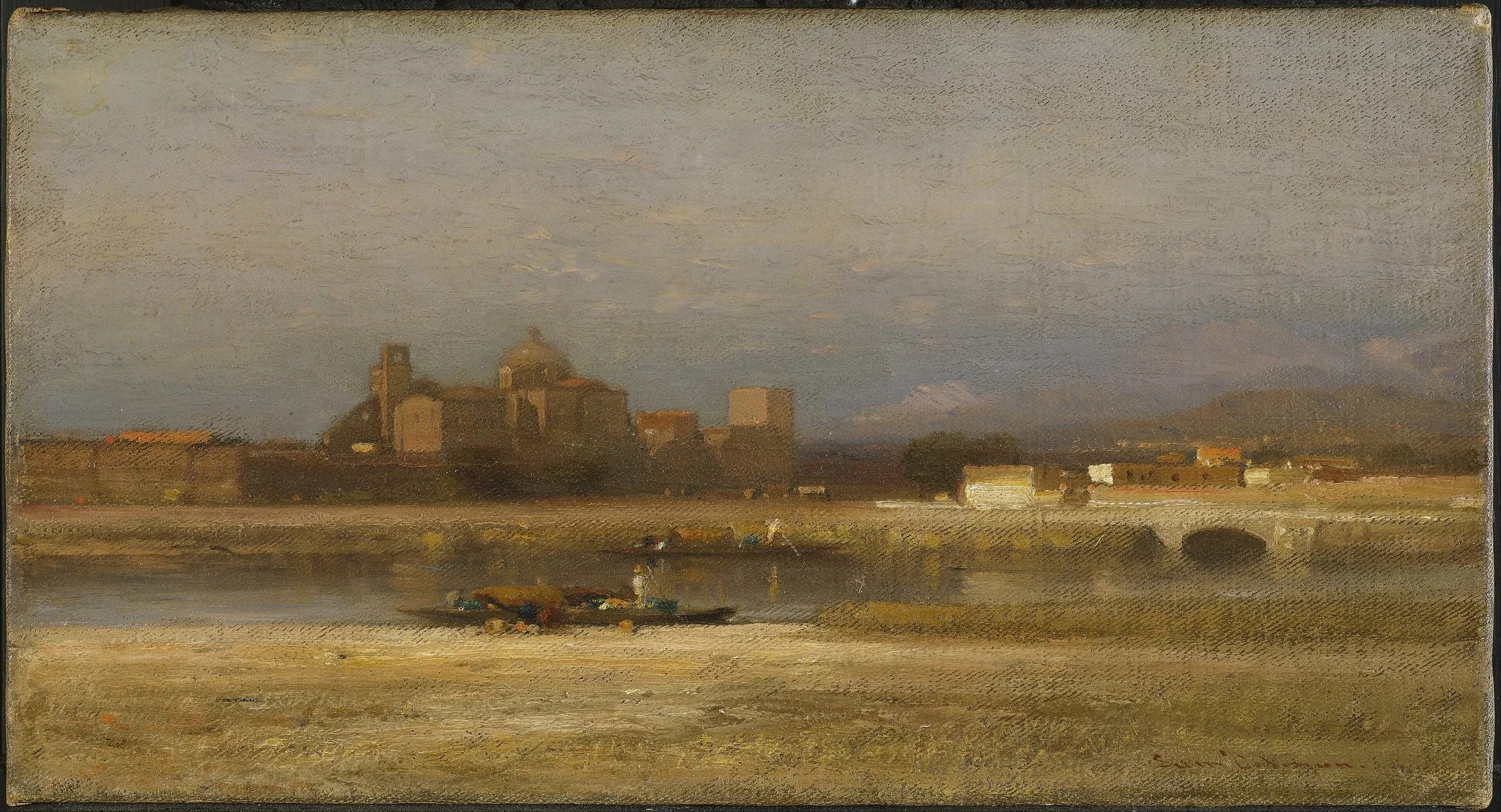 On the Viga, Outskirts of the City of Mexico, detail
