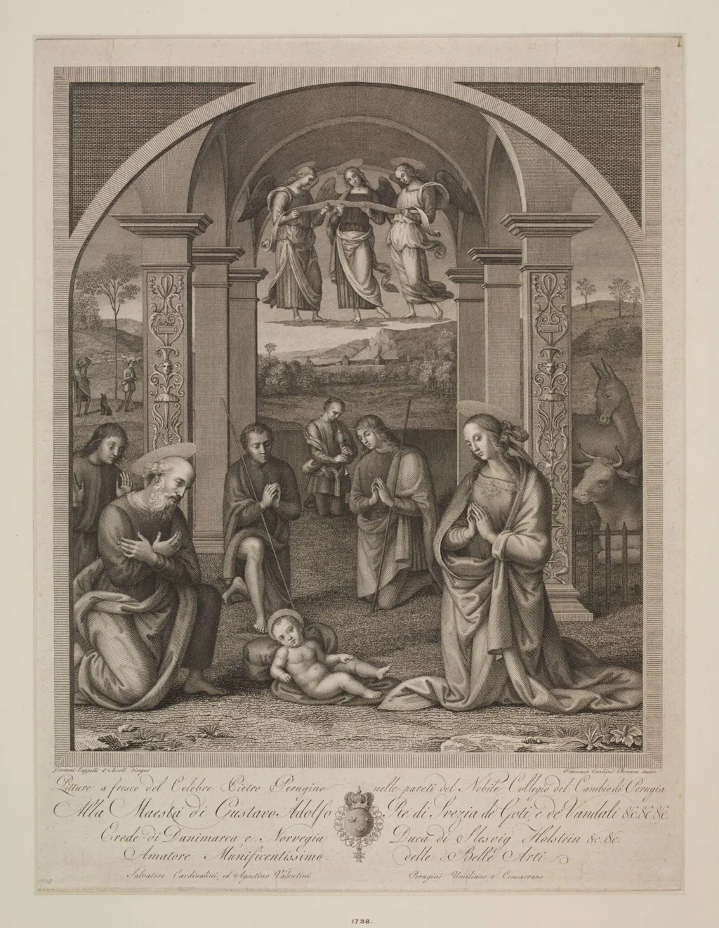 The Adoration of the Shepherds, by Francesco Cecchini