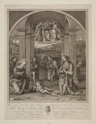 The Adoration of the Shepherds, by Francesco Cecchini
