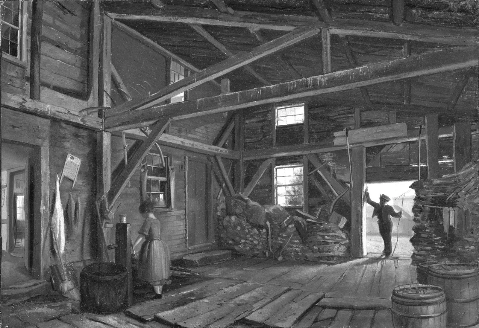 Woodshed Interior, detail