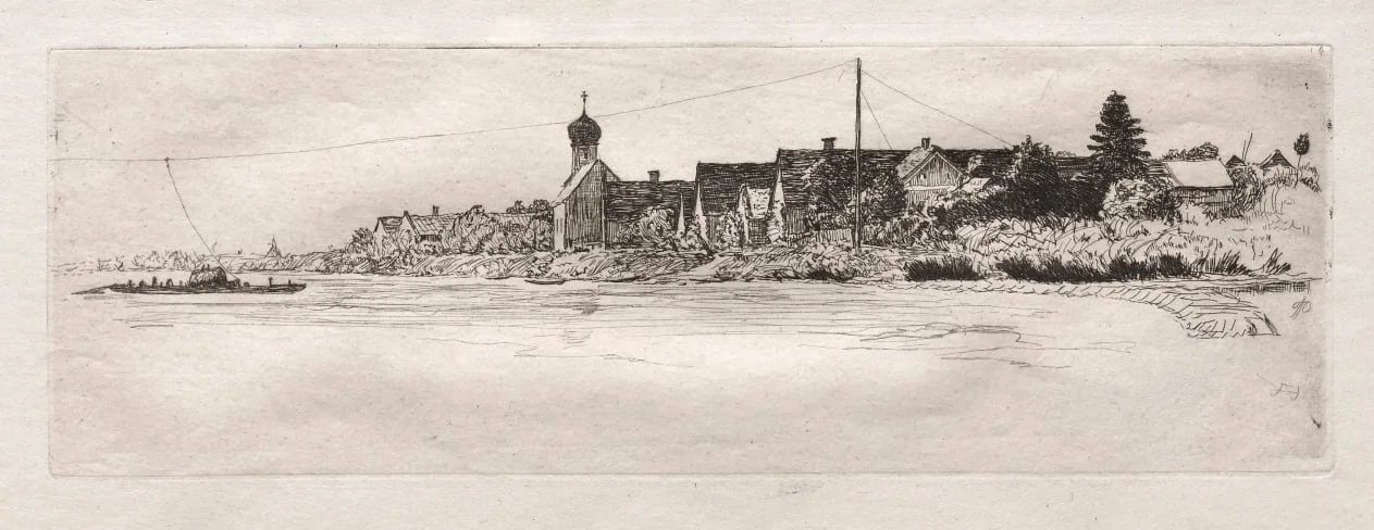 Ferry at Schwabel Weiss, detail