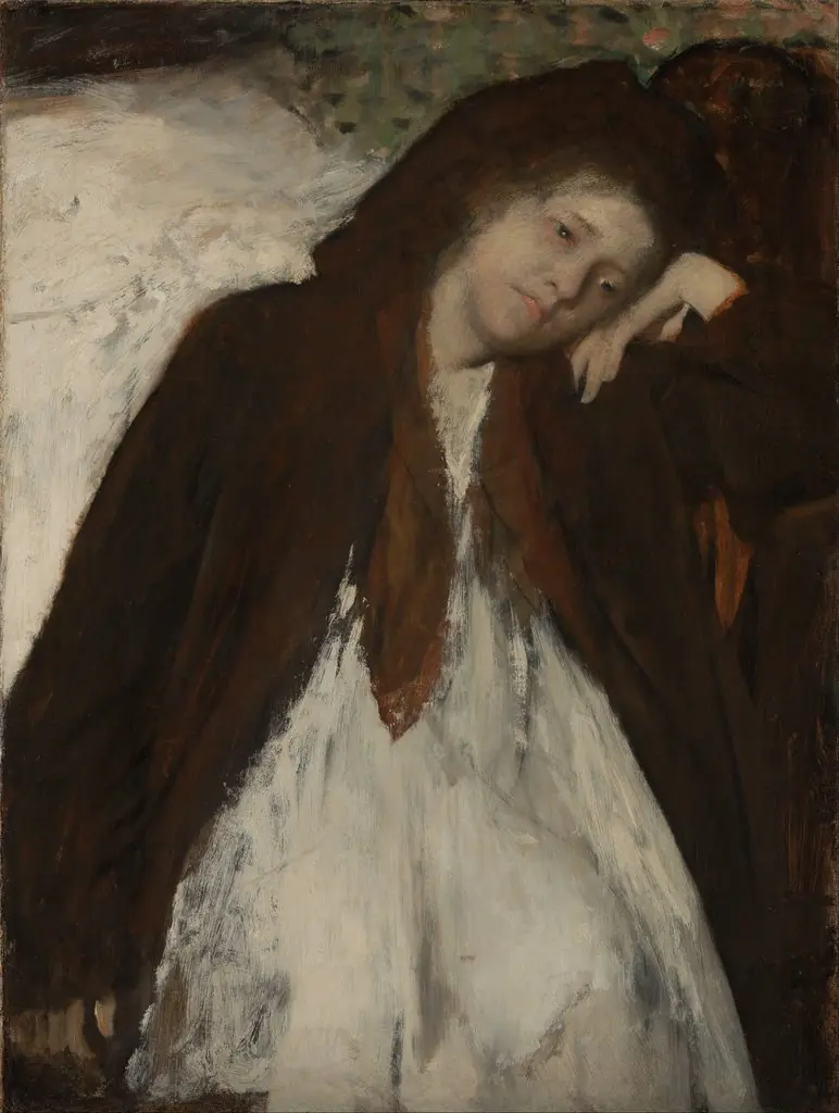 The Convalescent, by Edgar Degas, oil, 1872