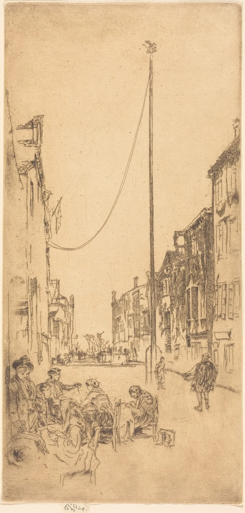 The Venetian Mast, detail