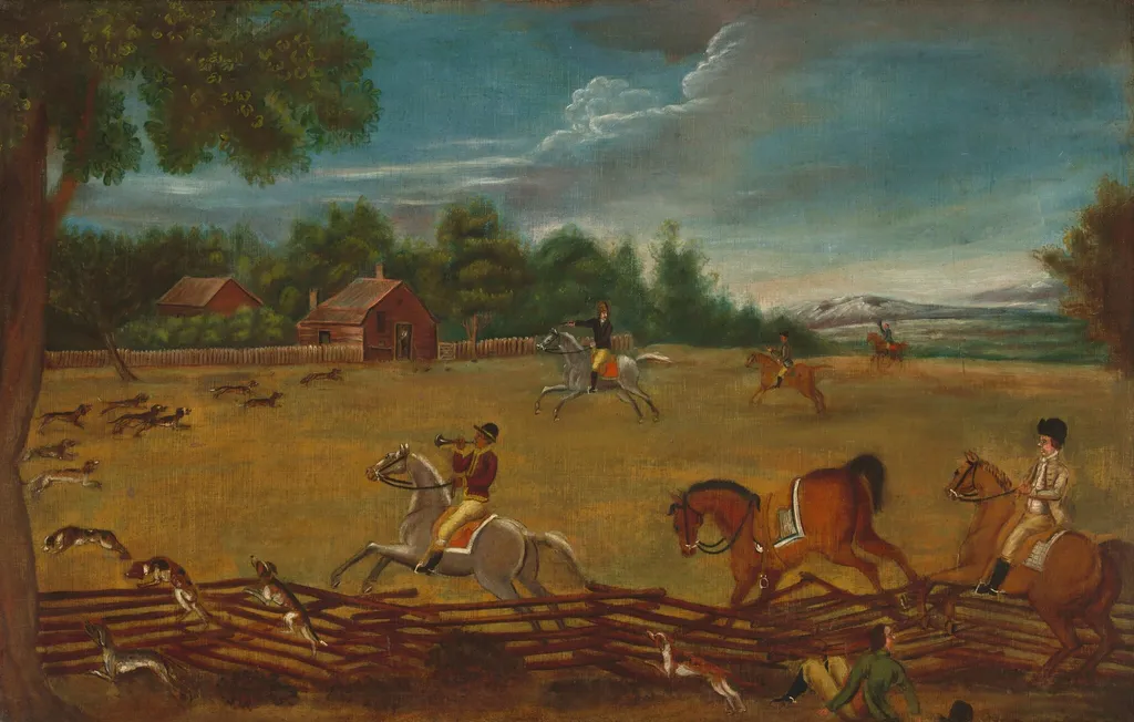The End of the Hunt, oil, 1800