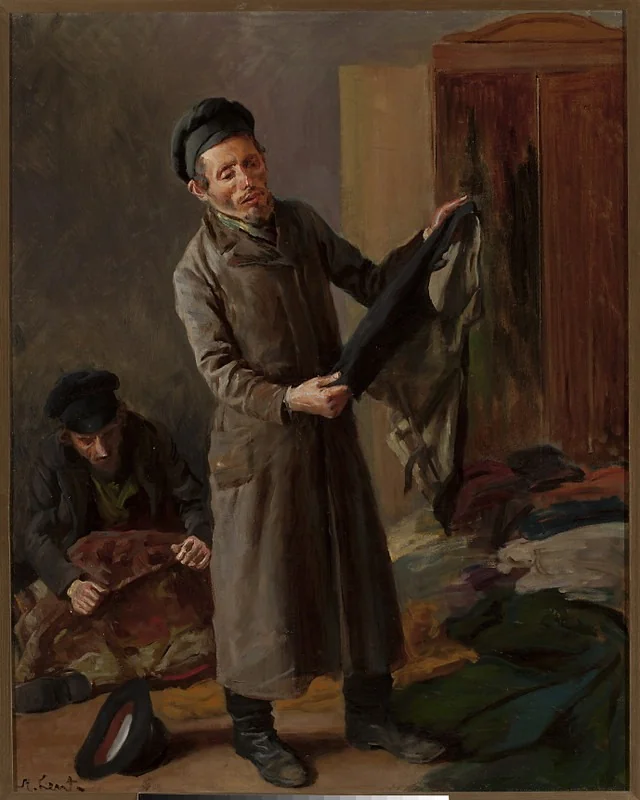Jewish dealers in antiques, detail