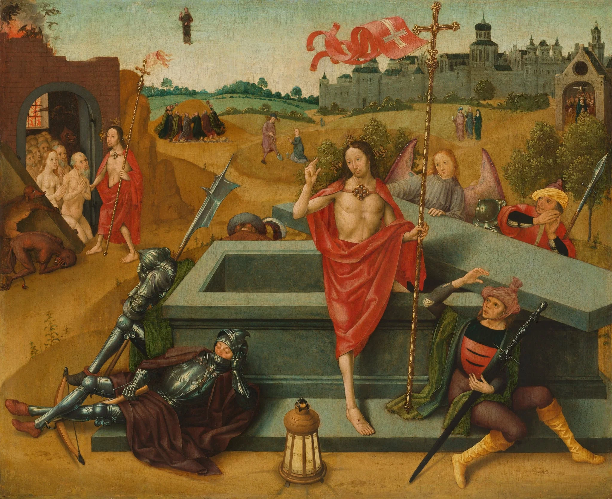Resurrection of Christ, detail