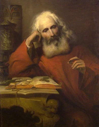The Antiquary, detail