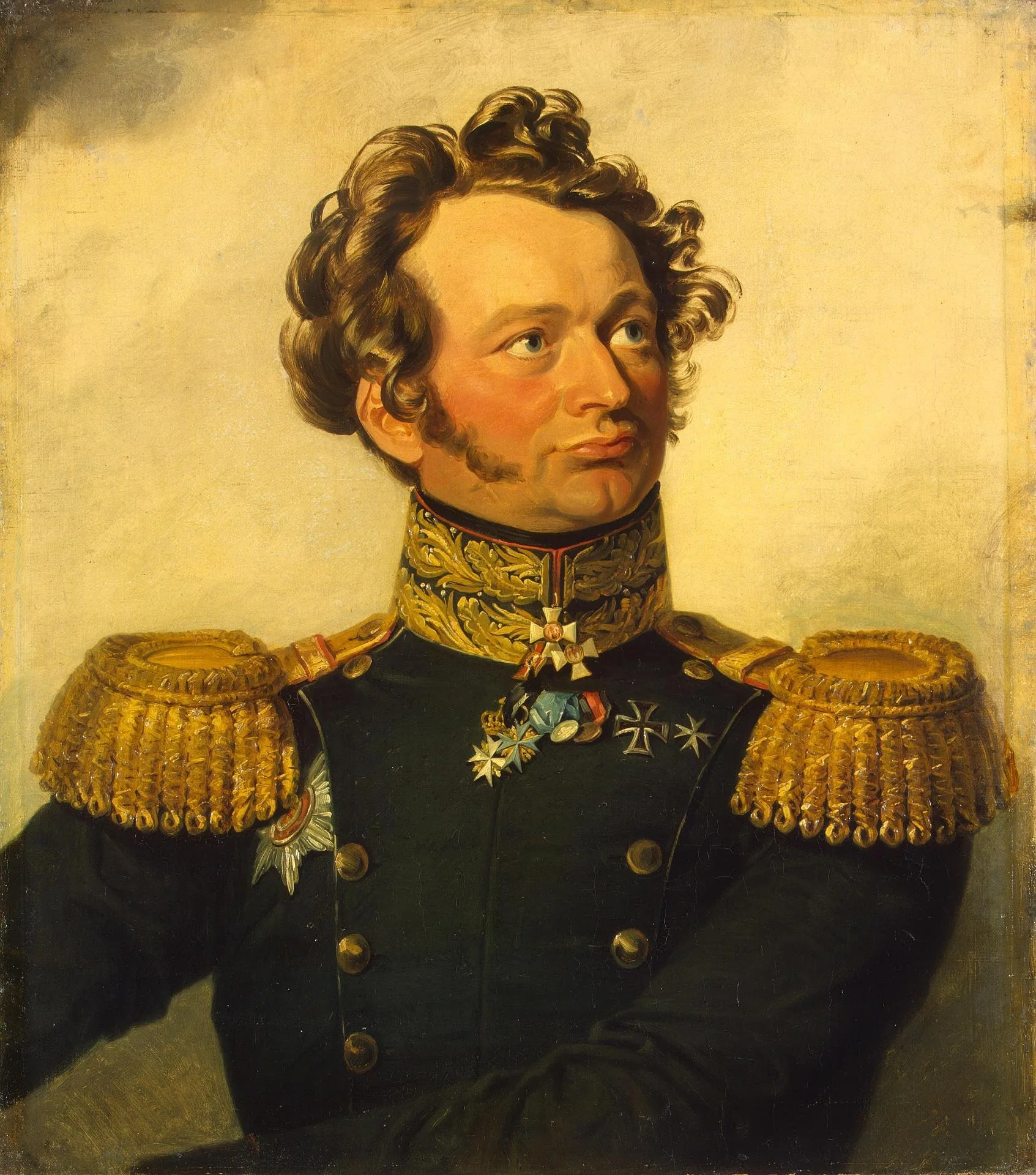 Portrait of Karl I. Bistrom (1770-1838) (1st), detail