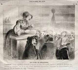 Les Clubs en engleterre, by Jules Platier, 1842