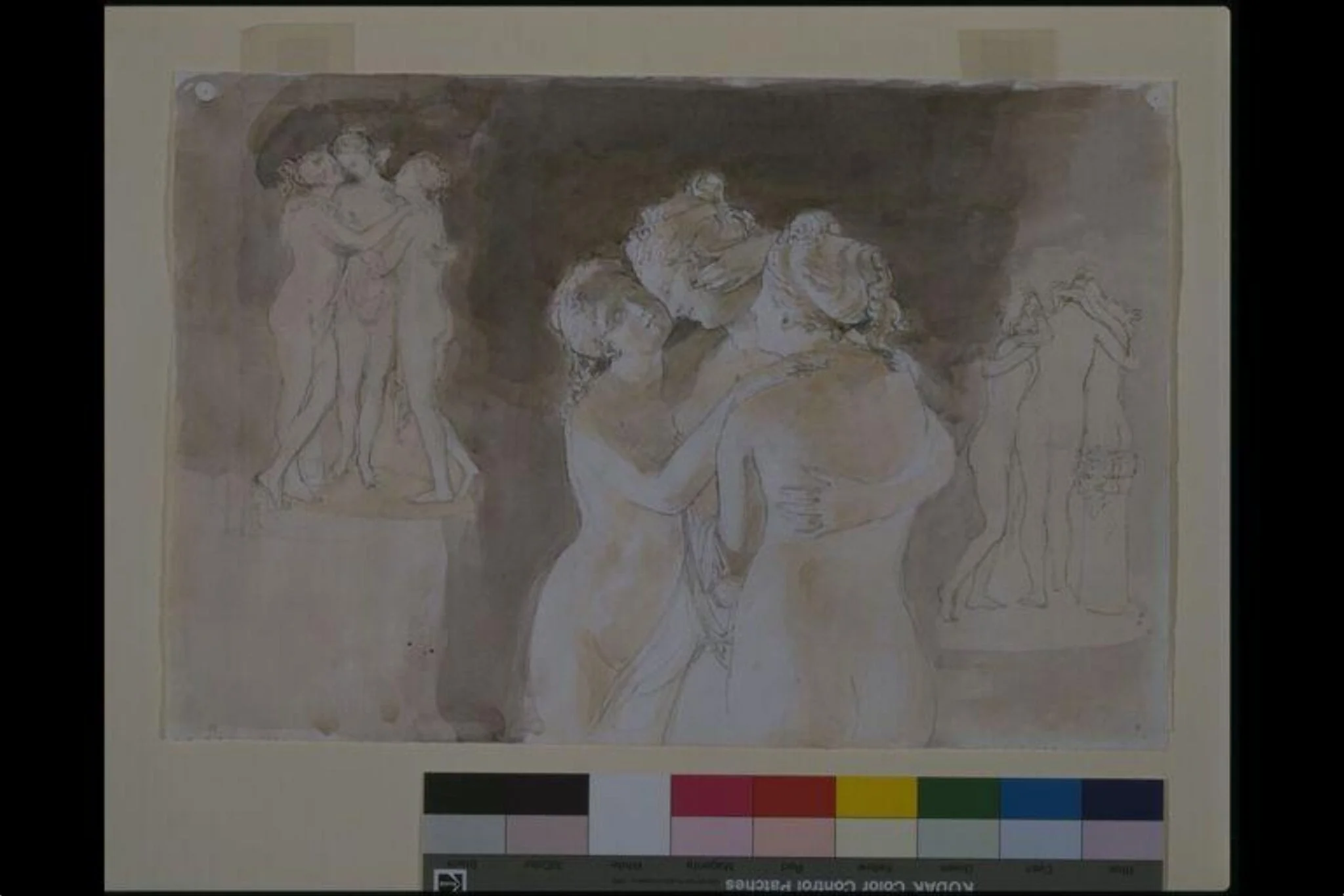 The Three Graces, detail