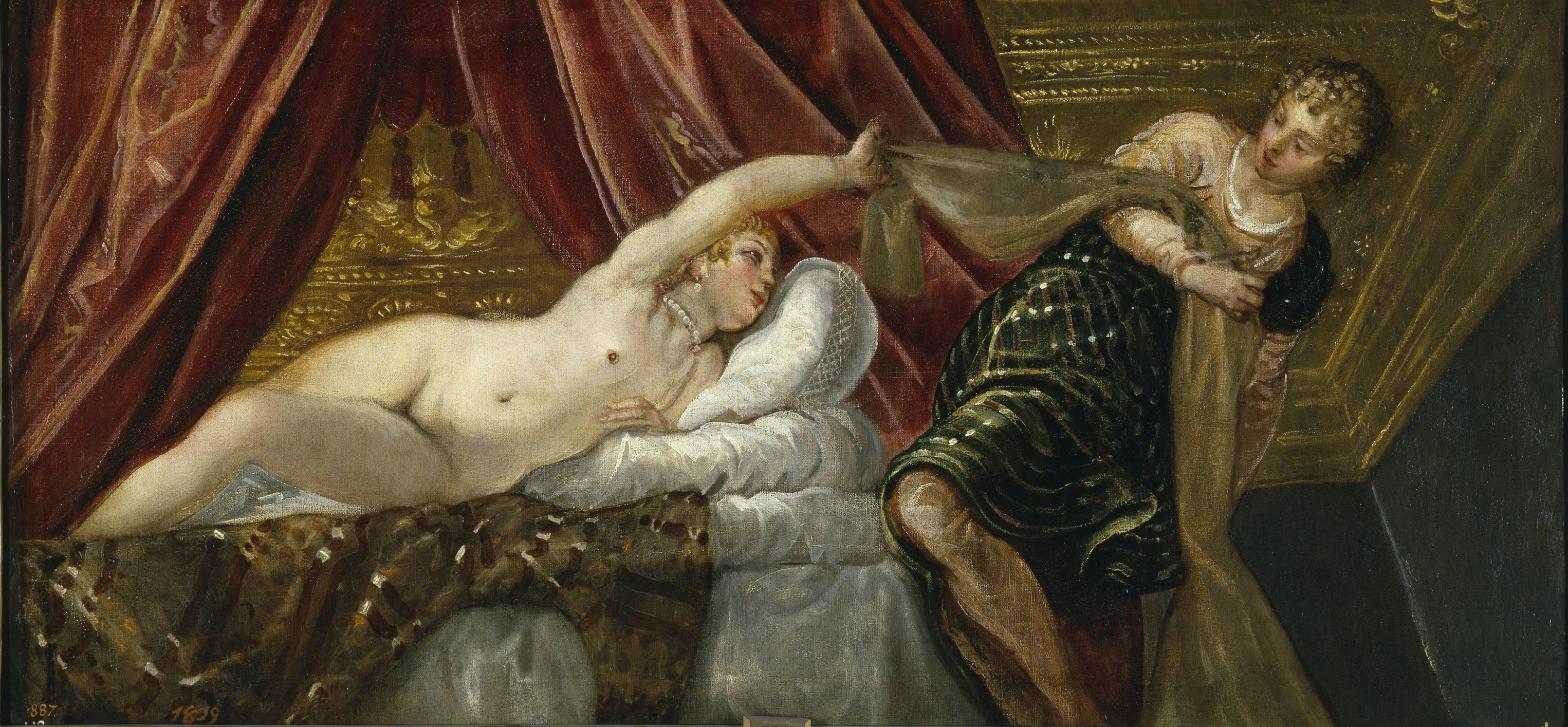 Joseph and Potiphar's Wife, detail