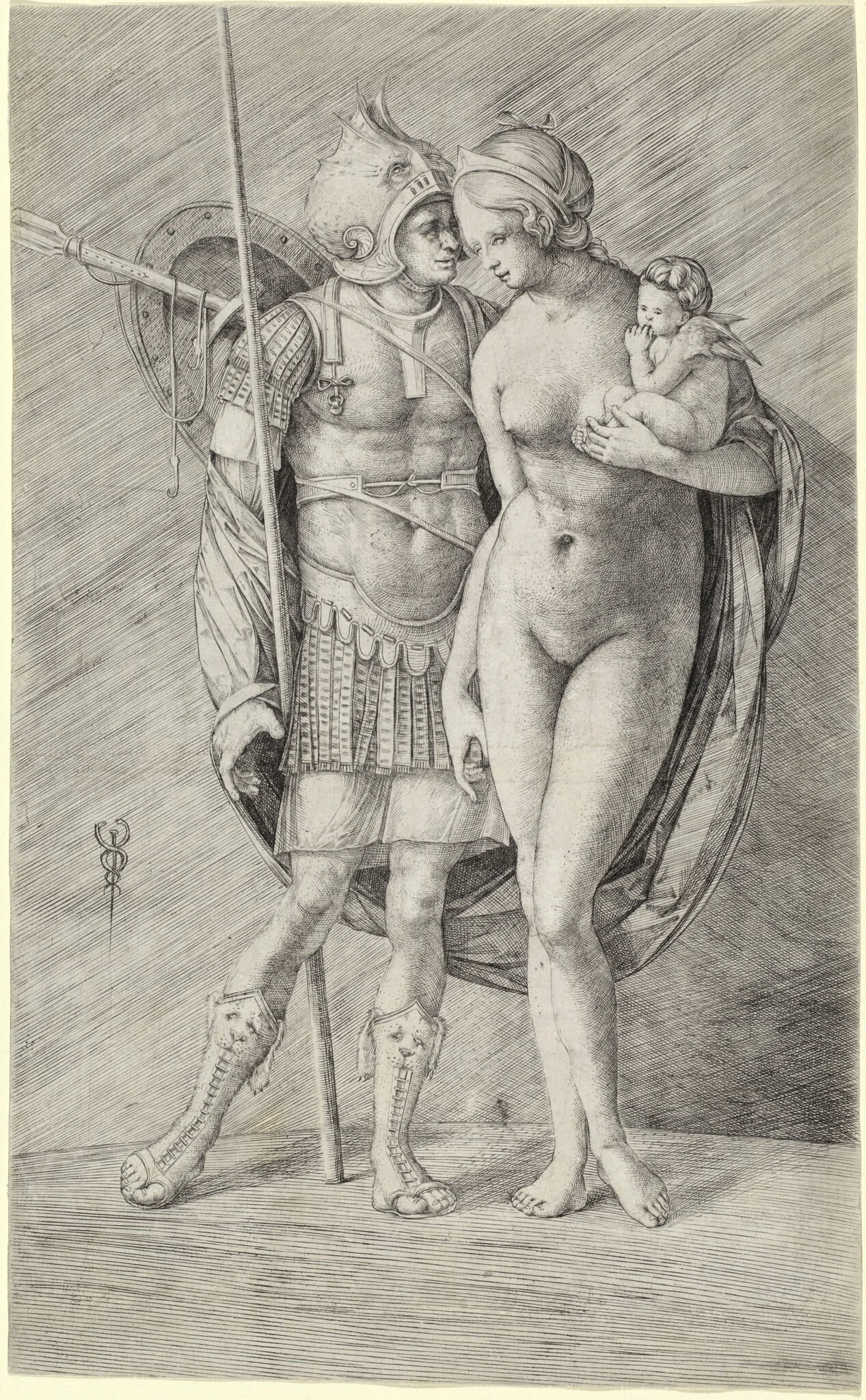 Mars and Venus, detail